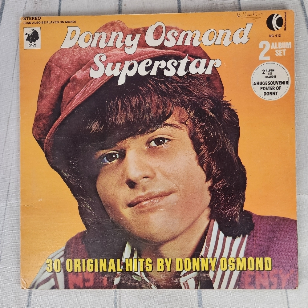 Vintage 1973 Donny Osmond Superstar Two Album Set Vinyl Records